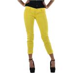 Reduzierte Gelbe Atmungsaktive DSQUARED2 Slim Fit Jeans aus Baumwolle für Damen Größe M 