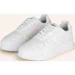 Reduzierte Weiße DSQUARED2 Low Sneaker aus Glattleder für Damen Größe 40 
