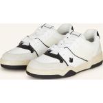 Anthrazitfarbene DSQUARED2 Low Sneaker aus Glattleder für Herren Größe 45 