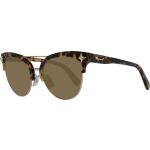 Braune DSQUARED2 Ovale Ovale Sonnenbrillen aus Kunststoff für Damen 