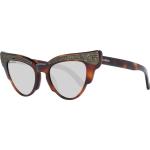 Braune DSQUARED2 Cateye Sonnenbrillen aus Kunststoff für Damen 