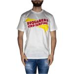 Reduzierte Weiße DSQUARED2 T-Shirts für Herren Größe XL 