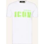 Neongrüne DSQUARED2 T-Shirts aus Baumwolle für Herren Größe XXL 