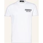Weiße DSQUARED2 T-Shirts aus Baumwolle für Herren Größe XXL 