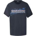 Reduzierte Dunkelgraue Kurzärmelige DSQUARED2 T-Shirts aus Baumwollmischung für Herren Größe L 