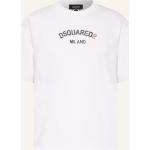Weiße DSQUARED2 T-Shirts aus Baumwolle für Herren Übergrößen 
