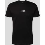 Schwarze DSQUARED2 T-Shirts aus Baumwolle für Herren Größe L 