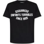 Schwarze Kurzärmelige DSQUARED2 T-Shirts für Herren Größe 3 XL 