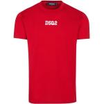 Reduzierte Rote Kurzärmelige DSQUARED2 T-Shirts aus Baumwolle für Herren Größe XL 