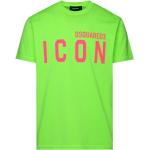 Grüne DSQUARED2 T-Shirts aus Gummi für Herren Größe M 