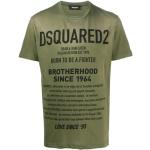 Reduzierte Grüne DSQUARED2 T-Shirts aus Baumwolle für Herren Größe XL 