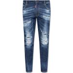 Reduzierte Marineblaue DSQUARED2 Slim Fit Jeans aus Denim für Herren Größe M 