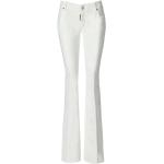 Reduzierte Weiße Elegante DSQUARED2 Bootcut Jeans aus Baumwolle für Damen Größe S 