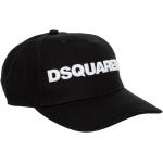 Reduzierte Schwarze Unifarbene DSQUARED2 Snapback-Caps aus Baumwolle für Herren Einheitsgröße 