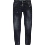 Reduzierte Schwarze Vintage DSQUARED2 Slim Fit Jeans aus Baumwolle für Herren 