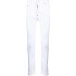 Reduzierte Weiße DSQUARED2 Slim Fit Jeans aus Denim enganliegend für Herren Größe XXL 