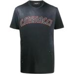 Reduzierte Dunkelgraue DSQUARED2 T-Shirts aus Baumwolle für Herren Größe XL 