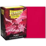 Dual Matte Sleeves 100 - Fury (Pink)