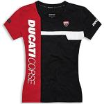 Schwarze Ducati T-Shirts aus Baumwolle für Damen Größe S 