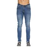 Duck and Cover Herren Tranfold Faded Abraised Stretch Slim Fit Jeans Gr. 42, Stonewash