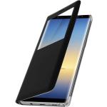 Schwarze Samsung Galaxy Note 8 Hüllen Art: Flip Cases mit Sichtfenster 