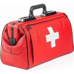 Rote Dürasol Rusticana Cross Arzttaschen & Doktortaschen mit Reißverschluss aus Leder 