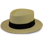 Schwarze Panamahüte 54 für Herren Übergrößen für den für den Sommer 