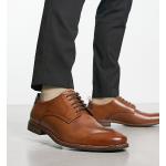 Reduzierte Braune Elegante Dune Low Sneaker mit Schnürsenkel aus Leder für Herren Größe 43 