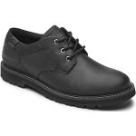 Schwarze Unifarbene Business Hochzeitsschuhe & Oxford Schuhe mit Schnürsenkel leicht für Herren Übergrößen 