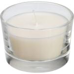 Weiße 18 cm Duni Ibiza Kerzengläser aus Glas 12-teilig 