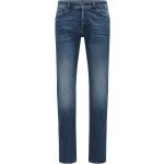Dunkelblaue HUGO BOSS BOSS Bio Stretch-Jeans aus Baumwolle für Herren Weite 29, Länge 30 