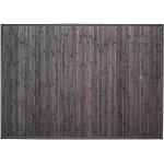Dunkelgraue Duschmatten & Duscheinlagen Matte aus Bambus 120x170 