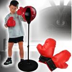 Kinder Punchingball Set 70-105cm Standboxsack Boxball Boxhandschuhe Boxsack DE 