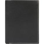 Schwarze Brieftaschen aus Leder mit RFID-Schutz für Herren 