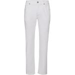 Weiße Unifarbene 5-Pocket Jeans aus Denim für Herren Größe XXL Weite 33, Länge 30 