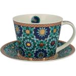 Blaue Arabische Dunoon Teetassen aus Porzellan 