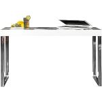 Weiße Moderne invicta interior White Desk Laptoptische & Notebooktische Breite 100-150cm, Höhe 50-100cm, Tiefe 0-50cm 