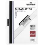 Durable 2200 Duraclip 30 Klemmmappe A4 3mm weiß