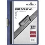 Durable 2209 Duraclip 60 Klemmmappe A4 6mm dunkelblau