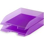 (3.15 EUR / Stück) Durable Briefablage Basic 1701673992 A4 / C4 lila-transparent Kunststoff stapelbar