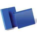 Blaue Durable Einlegeetiketten DIN A6 