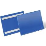 Blaue Durable Einlegeetiketten DIN A5 aus Polypropylen 