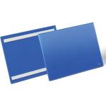 Blaue Durable Einlegeetiketten DIN A4 aus Polypropylen 