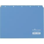 Blaue Durable Leitkarten & Karteileitregister DIN A5 25-teilig 