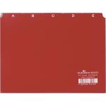 Rote Durable Leitkarten & Karteileitregister DIN A5 25-teilig 