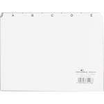 Weiße Durable Leitkarten & Karteileitregister DIN A5 aus Kunststoff 