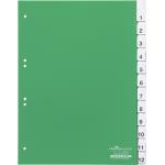 Grüne Durable Register & Trennblätter 