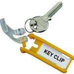 Gelbe Durable Schlüsselanhänger & Taschenanhänger 