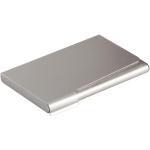 Silberne Durable Aluminiumvisitenkartenetuis 