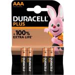 Duracell Alkaline Batterien AAA 1,5V MN2400/LR03 4er Pack